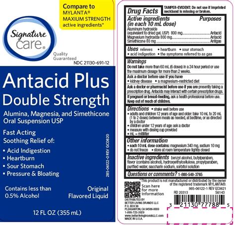 Dailymed Antacid Plus Aluminum Hydroxide Magnesium Hydroxide Dimethicone Liquid