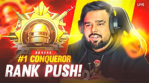 Top Conqueror Rank Push Kd Bgmi Live Stream Untill Conqueror