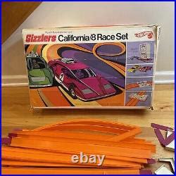 Car Track Set Vintage Hot Wheels SIZZLERS CALIFORNIA RACE