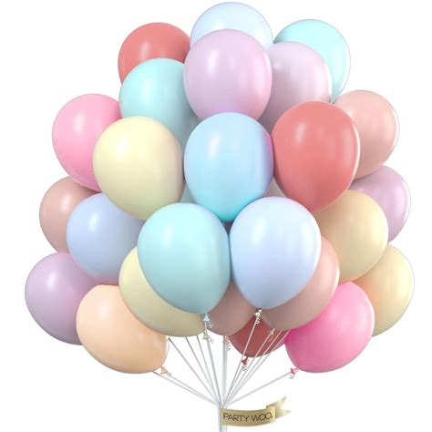 Pastel Balloons 50 Pcs 12 Inch Pastel Color Balloons