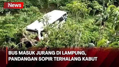 Terhalang Kabut Bus Masuk Ke Jurang Sedalam 50 Meter INews Siang 14