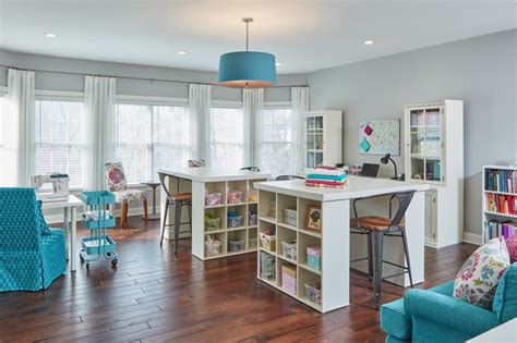 HOME OFFICE/CRAFT ROOM - Traditional - Home Office - Baltimore - by ...