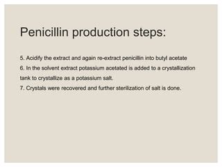 Penicillin Production Ppt