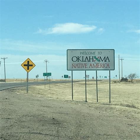 Photos at Kansas-Oklahoma Border - Border Crossing