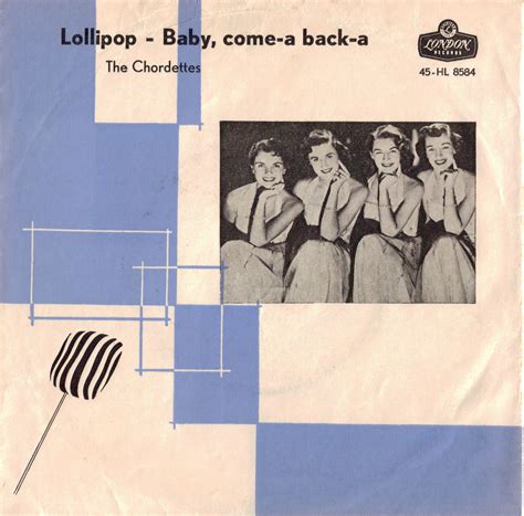 The chordettes lollipop, Lollipop, Vinyl