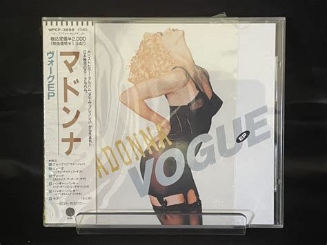 【目立った傷や汚れなし】wpcp 3698 洋楽 ポップ マドンナ Madonna 「ヴォーグep Vogue Ep」 オリジナルケース