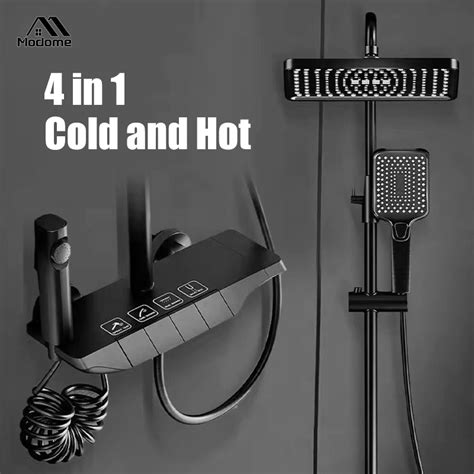 In Shower Set Dual Control Of Hot And Cold Water Stainless Steel