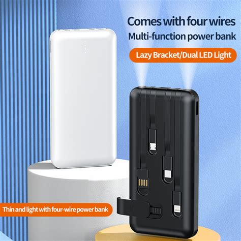Large Capacity Battery 20000mah Power Bank Portable Digital Display