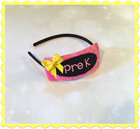 Back To School Headband Crayon Headband School Grade Etsy