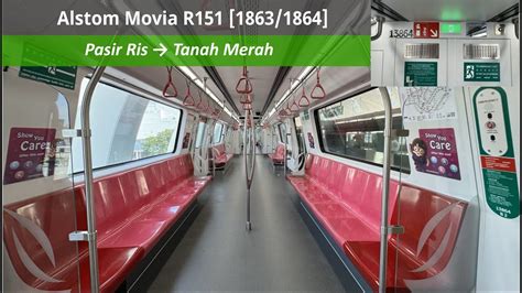 Ewl Smrt Alstom Movia R Pasir Ris Tanah Merah Youtube