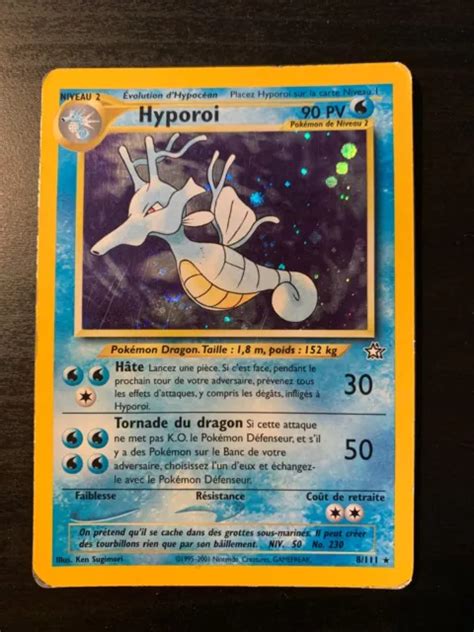 CARTE POKÉMON Hyporoi 8 111 Edition 2 Néo Genesis Wizards Française