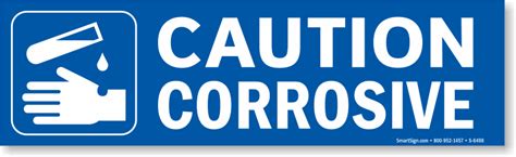 Corrosive Materials Signs | Corrosive Material Warning Sign