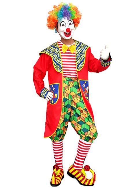 Masquerade Adult Clown Costume Set Carnival Clown Costume