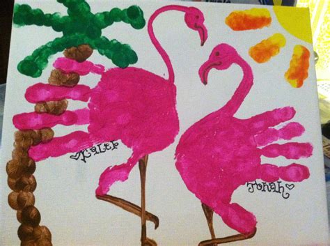 Handprint Flamingo Printable Artofit