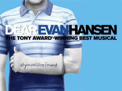 Dear Evan Hansen Tickets 10th September Sarofim Hall Sarofim Hall