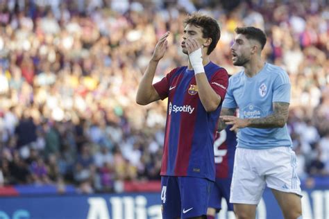 El 1x1 Del Barça Ante El Celta Al Descanso