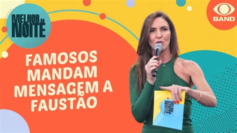 Famosos prestam homenagem a Faustão e alertam sobre doação de órgãos