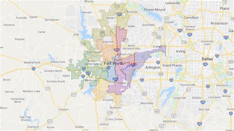 The City Of Fort Worths Redistricting Maps Timeline Ftwtoday