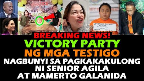 Senior Agila Victory Party Ng Mga Testigo Senior Agila Ng Sbsi Surigao