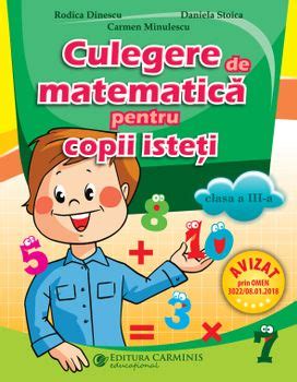 Culegere De Matematica Pentru Copii Isteti Clasa A Iii A Rodica