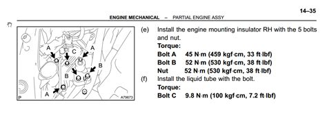 Engine Mount Bolts Rh Side Torque Spec Scion Xb Forum