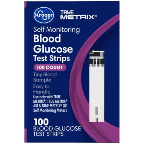 Kroger® True Metrix® Self Monitoring Blood Glucose Test Strips 100 Ct