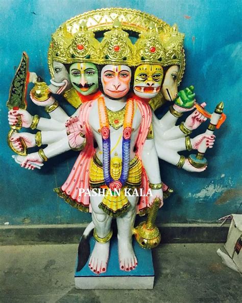 Panchmukhi Marble Hanuman Statue Temple At Rs In Agra Id