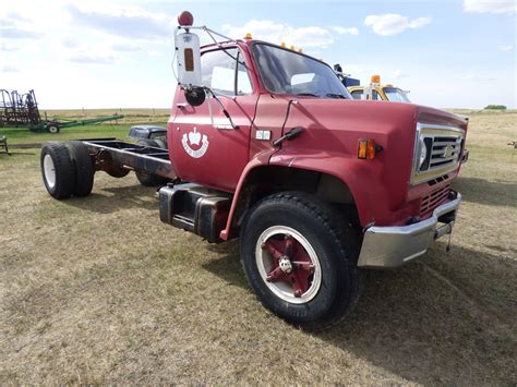 Dunkle Auction Services 1984 Chevrolet C70 S A Cab And Chassis Truck 5 Speed Transmission