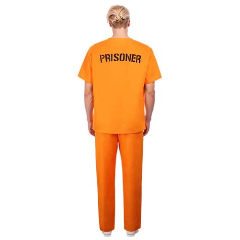 Ufound Halloween Costume Inmate Costumes For Men Prisoner Jumpsuit Jail