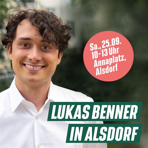 Grünen Ortsverband Alsdorf Lukas Benner kommt nach Alsdorf