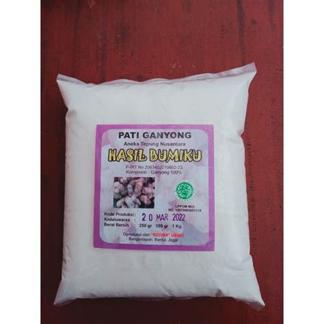 Jual Tepung Pati Ganyong Kemasan 250 Gram Shopee Indonesia