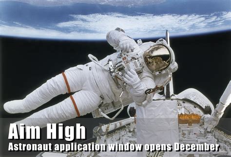 Astronaut Application Window Opens Mid December Air Forces Personnel