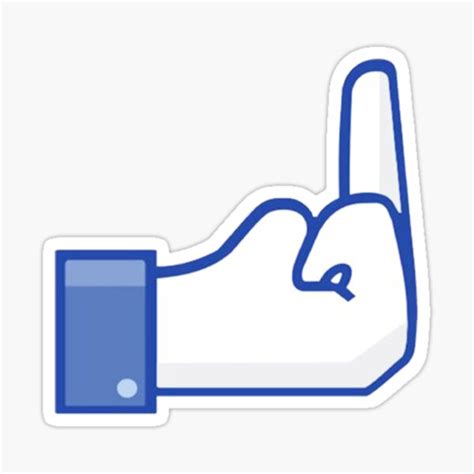 Fuck Off Facebook Emoji Sticker For Sale By DeepakLee Redbubble