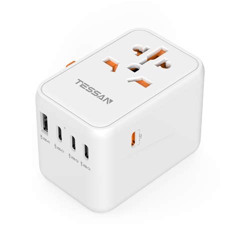 Snapklik Tessan Universal Travel Adapter Gan W International