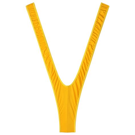 High Cut Sexy One Piece Bikini Thong Swimsuit Monokini Swimwear Leotard Bodysuit Ebay