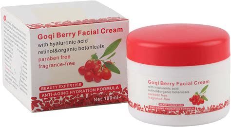 Pongnas Goji Berry Facial Cream Anti Aging Antioxidant Face Moisturizer Revitalizing Anti