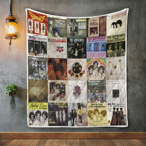 The Supremes Album Covers Quilt Blanket - Dreamrooma