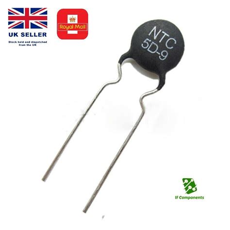 Ntc 5d 9 Inrush Current Limiter Power Thermistor 5 Ohm 3 Amp Ebay