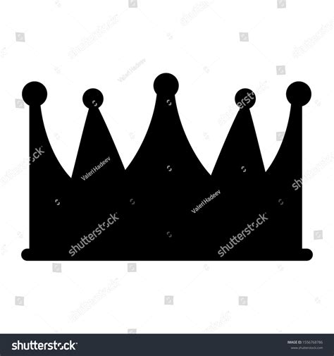 Crown Icon Royal Luxury Symbol King Vector De Stock Libre De Regalías