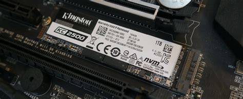 Kingston Kc2500 1tb Nvme Ssd Review Security Gets A Speed Boost