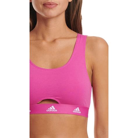 Adidas Active Comfort Cotton Scoop Bralette Unlined Bralettes