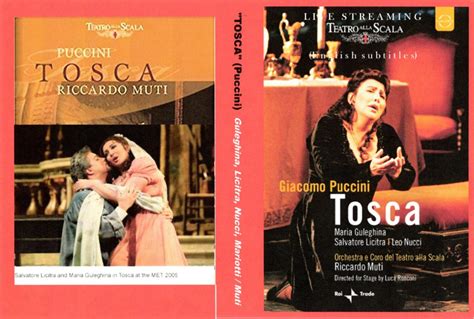 Tosca G Puccini Dvd Maria Guleghina Salvatore Licitra Leo Nucci