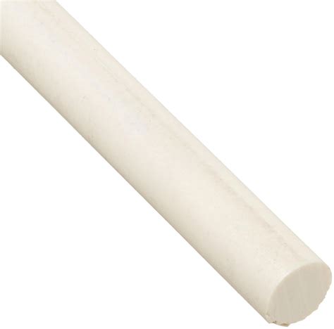 Amazon PPS Polyphenylene Sulfide Round Rod Opaque White Meets