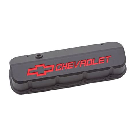 Proform 141 876 Valve Covers Slant Edge Chevy Bbc Recessed Emblem