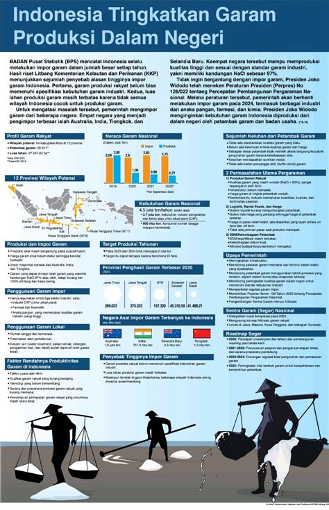 Indonesia Tingkatkan Garam Produksi Dalam Negeri