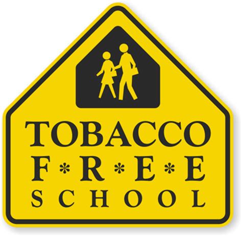 Tobacco Free Zone Signs