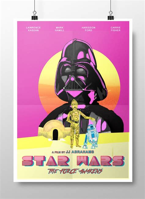 80s Movie Posters On Behance Star Wars Poster Star Wars Art Force