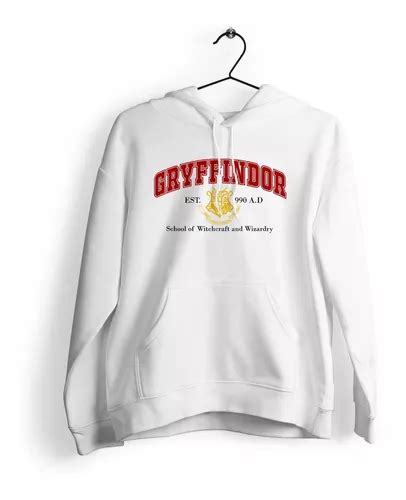 Sudadera Harry Potter Escuela Hogwarts Est Ad Gryffindor Env O Gratis