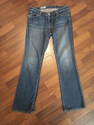 ADRIANO GOLDSCHMIED AG The Angelina Petite Bootcut Blue Stretchy Jeans