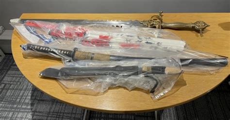 Samurai Swords And Guns Seized As Police In Northern Ireland Swoop On